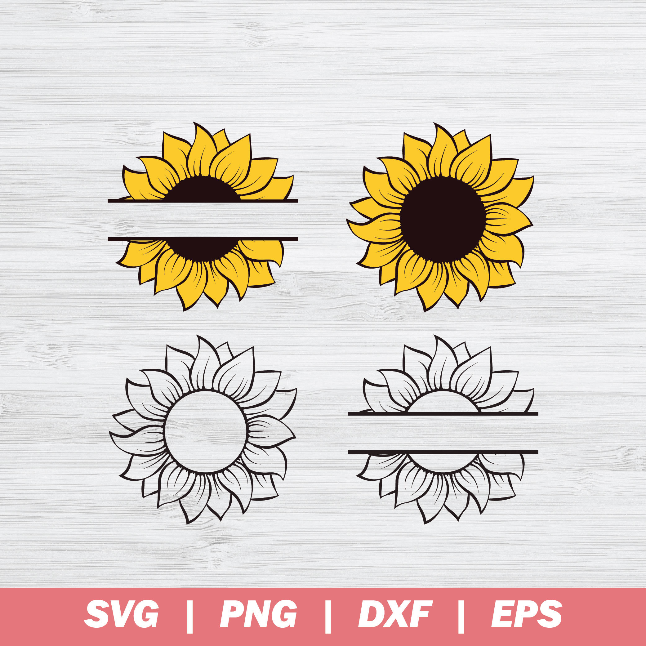 Download Sunflowers Svg Sunflower Monogram Svg Flower Monogram Svg Etsy