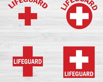 Lifeguard Svg, Lifeguard Cut File, Cricut Lifeguard Svg, Life Guard Svg, Lifeguard Shirt Svg, Svg Files For Cricut, INSTANT DOWNLOAD