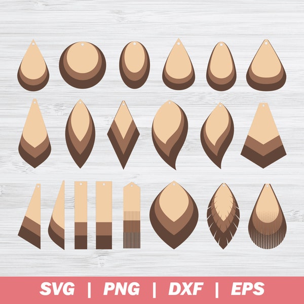 Earrings SVG Bundle, Earrings Svg, Teardrop Earrings, Earrings Template, Tear Drop Svg, Tear Drop Cut File, Earrings Laser Cut Template