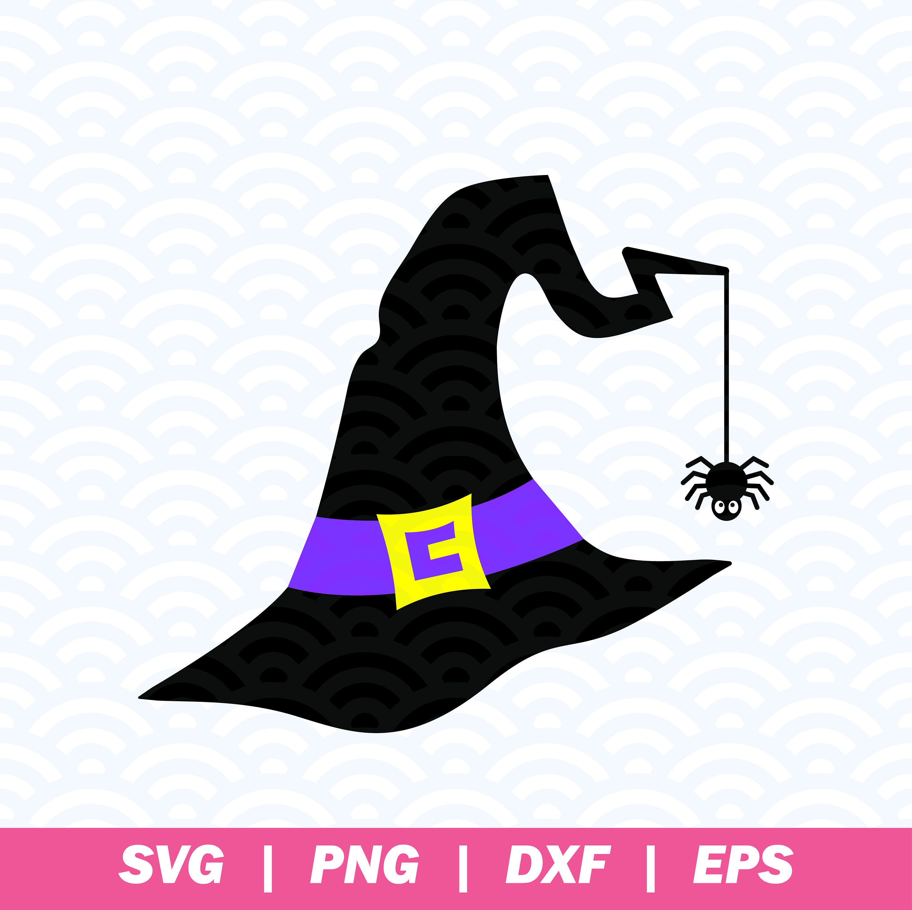Witch Hat SVG Halloween Clipart Svg Halloween Svg Halloween | Etsy