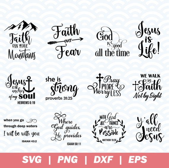 Download Religious Svg Bundle Bundle Svg Bible Verse Svg Religion Etsy