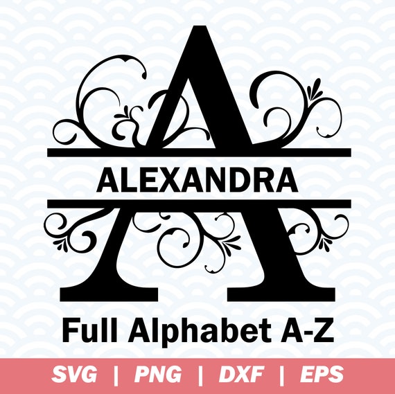 Download Split Monogram Font Letter Svg
