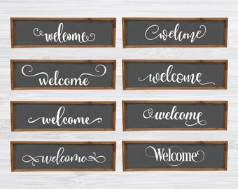 Signe de bienvenue Bundle SVG, Signe de bienvenue Svg, Signe de mariage Svg, Signe de ferme de bienvenue, fichiers Svg pour Cricut