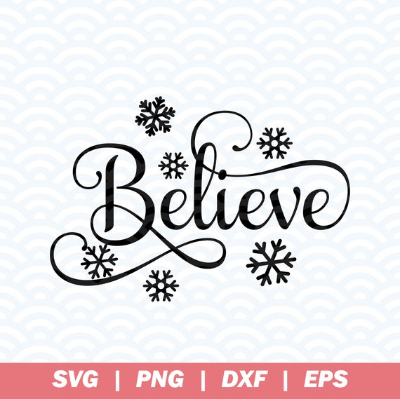 Eps Christmas Vintage SVG Ornament Svg files Believe Wreath Svg -Ornament Svg Png Dxf