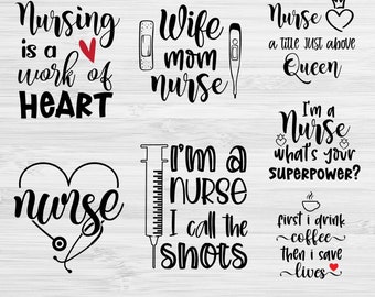 Nurse SVG Bundle, Nurse Quotes Svg, Doctor Svg, Nurse Superhero, Nurse Life, Stethoscope Svg, Nurse Life Svg, Medical Svg, Nurse Png