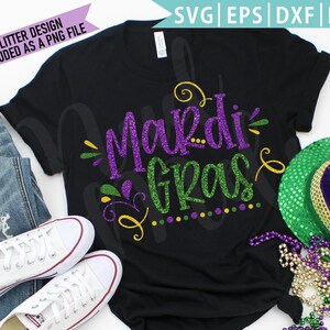 Mardi Gras Svg Eps Png Cut File, Fat Tuesday, Mardi Gras Shirt Design, Sublimation PNG, Digital File - Mud Melon Commercial Use