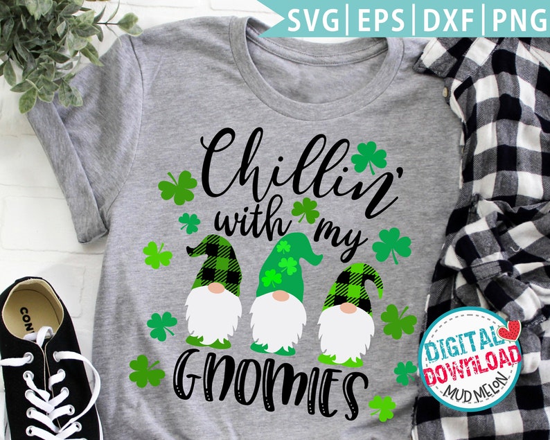 Download Chillin With My Gnomies Svg Eps Dxf Png Jpeg St Patricks ...