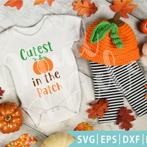 La calabaza más linda del huerto (SVG) - Decoración otoñal - Archivo de corte digital - Descarga instantánea