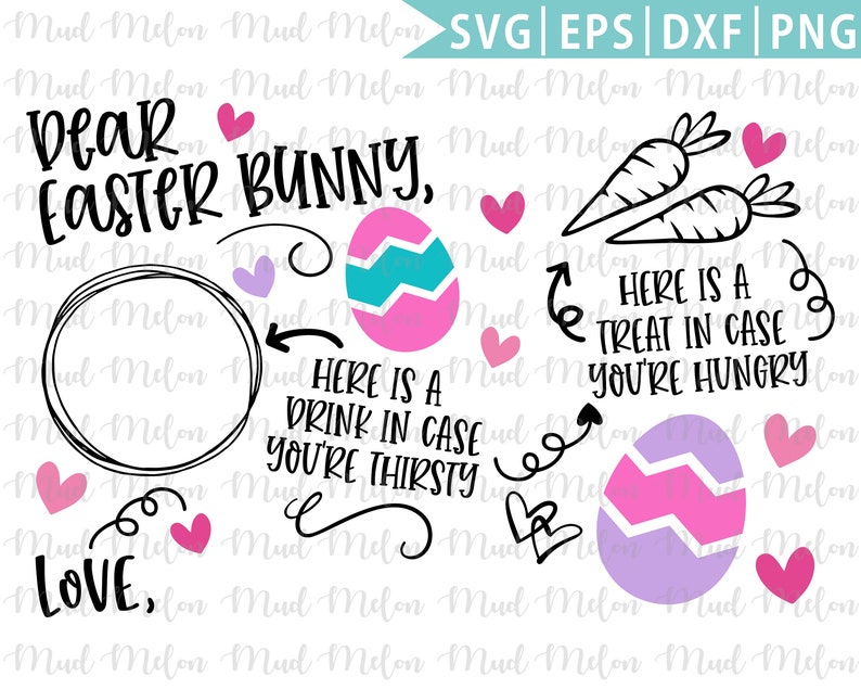 Download Dear Easter Bunny Svg Eps Png Jpeg Cut File Happy Easter ...