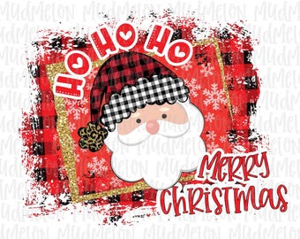 Sublimación de Papá Noel, diseño de imágenes prediseñadas de Papá Noel, archivo digital - Mud Melon