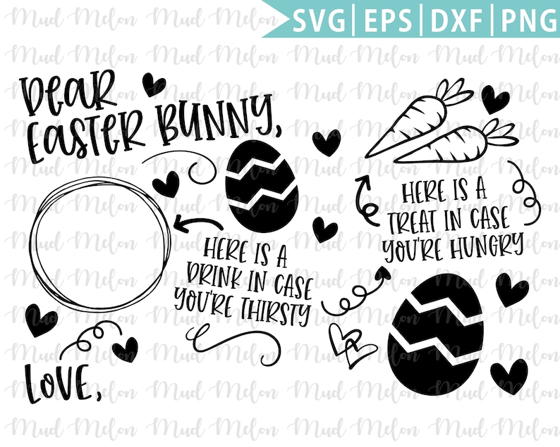 Download Dear Easter Bunny Svg Eps Png Jpeg Cut File Happy Easter ...