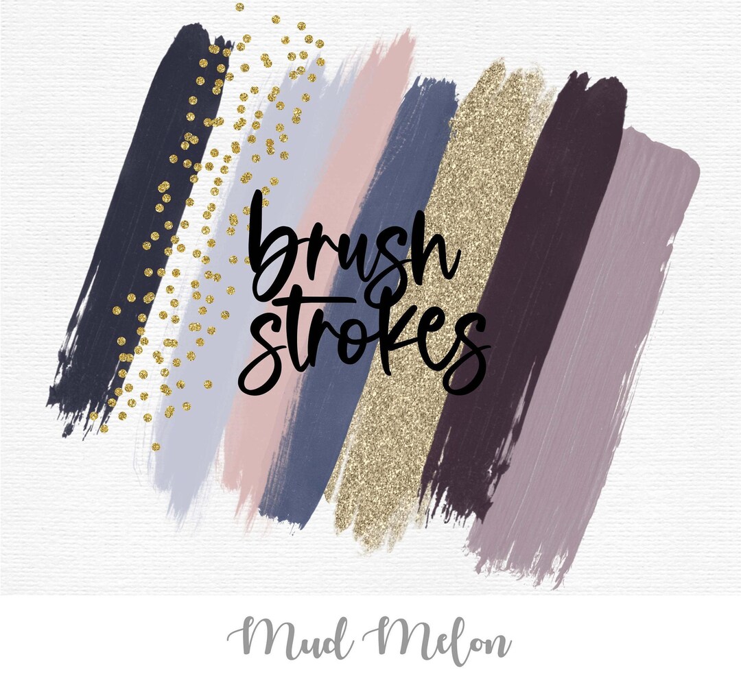 Fall PNG Brush Strokes | Warm Autumn Watercolor Clipart for Sublimation ...