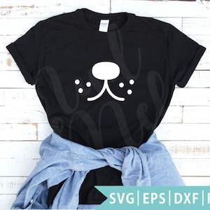 Hond neus svg - hond neus clipart - dierlijke neus svg - hond moeder svg - hondentrimmer svg - hondentrainer svg | Moddermeloen