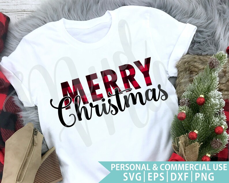 Download Free Svg Distressed Christmas Buffalo Plaid