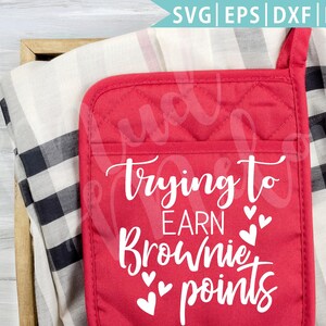 Tentando ganhar pontos de brownie SVG, design de camiseta engraçada para professor, SVG escolar para Cricut, download digital de arquivo de corte