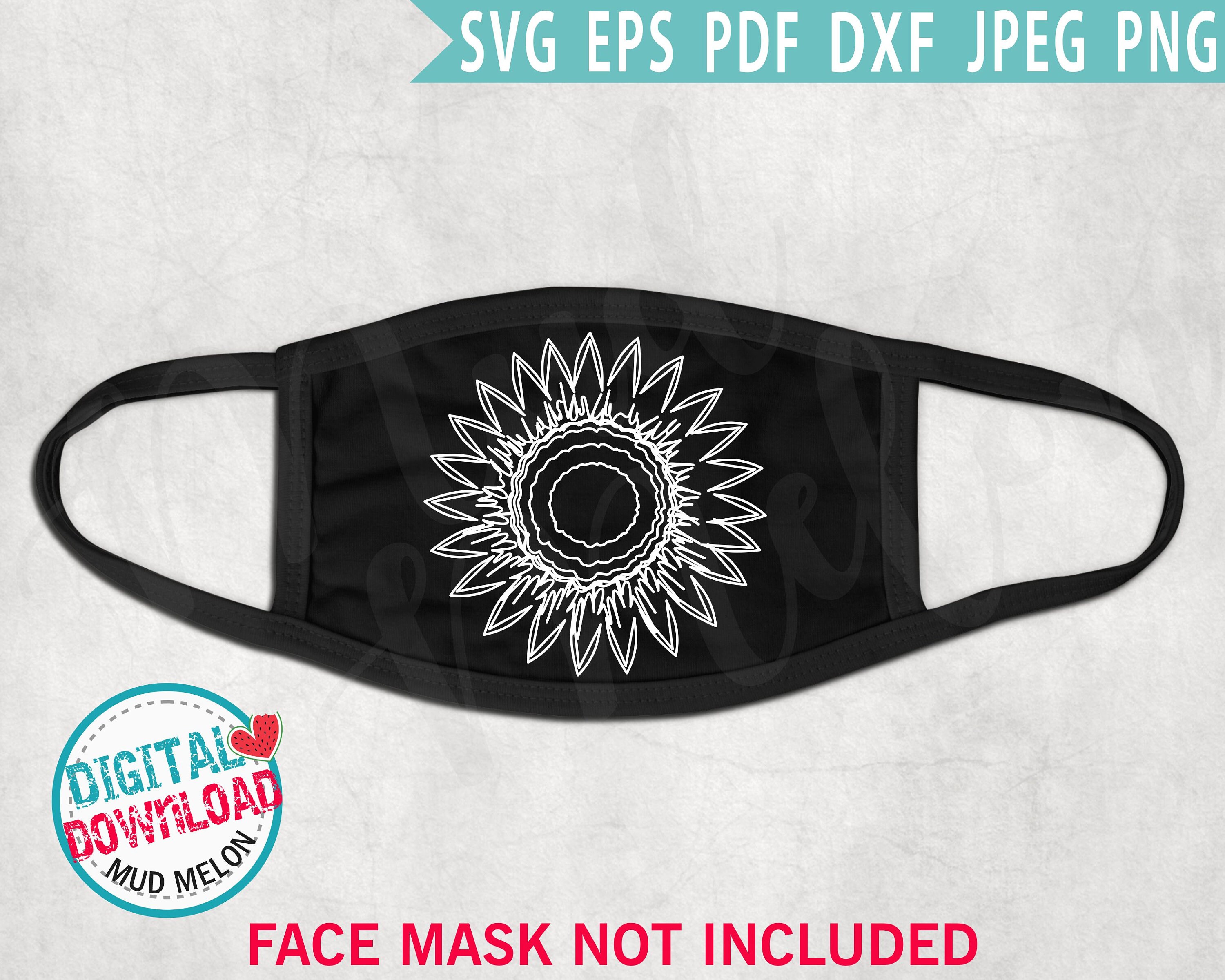 Free Free 299 Sunflower Mask Svg SVG PNG EPS DXF File