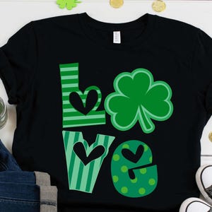 File di taglio SVG del trifoglio per il giorno di San Patrizio. Download immediato - MM178