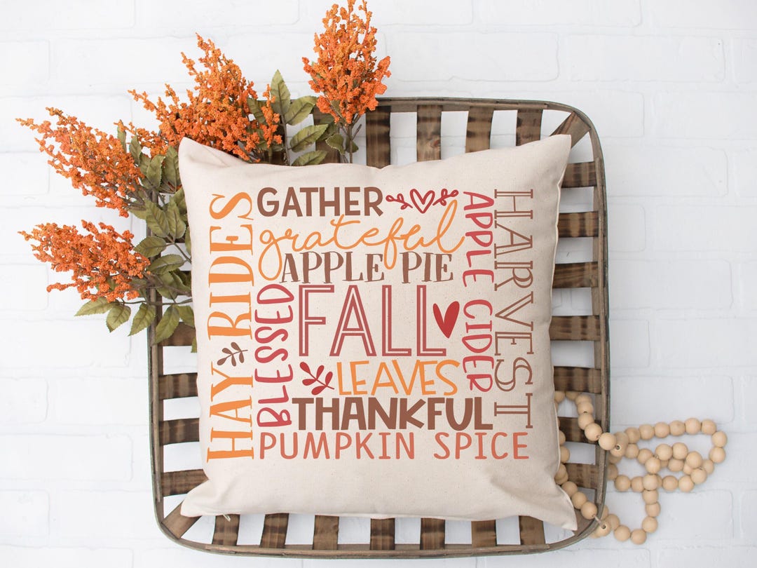 Cozy up Your Fall Decor With This Fall Word Art Digital File! Instant ...