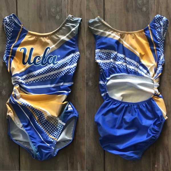 NWT Foxy's UCLA Officially Licensed Gymnastics Leotard Child & Adult Sizes