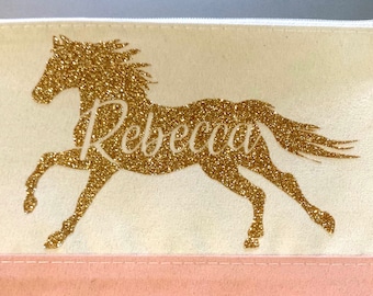 Custom Horse Iron-On: Personalized Heat Transfer Vinyl Design