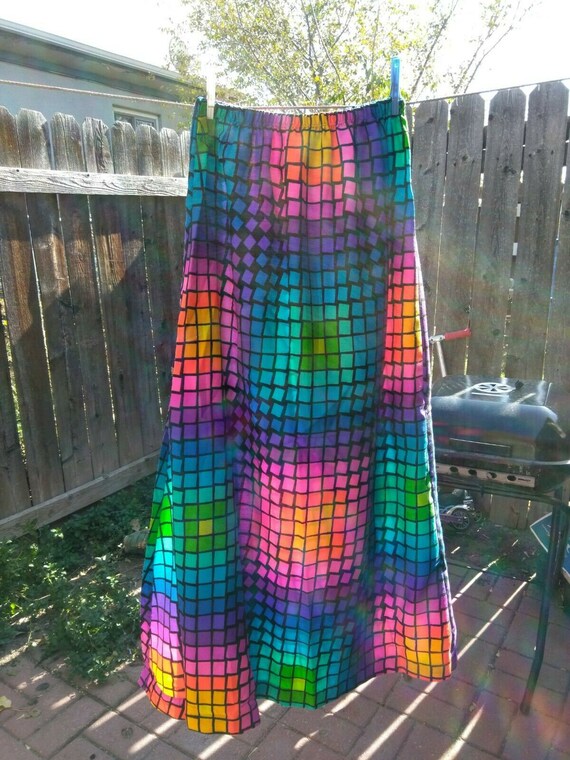 70's Dazzling Vintage Handmade Rubix Cube Handmade