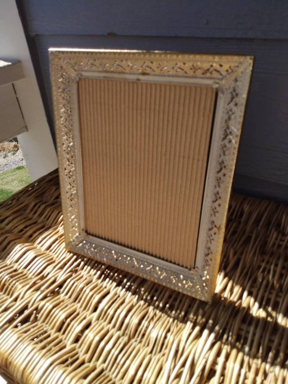 Craft Supplies & Tools Vintage metal 8 x 10 art deco photo frame ...