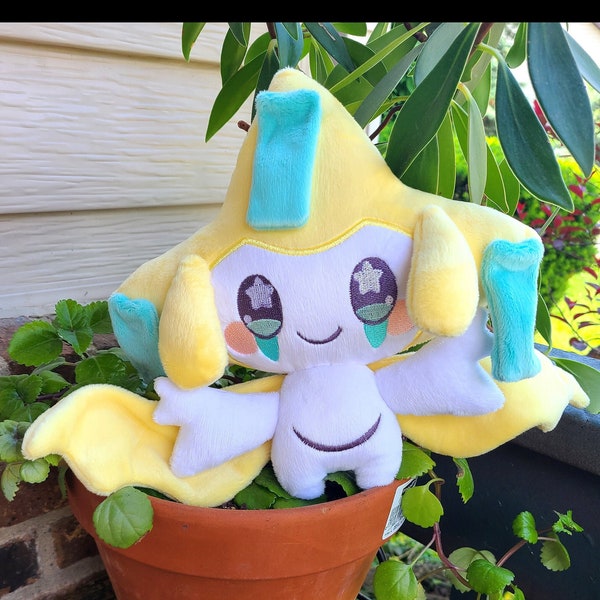 Jirachi Custom Weighted Plushie Handmade