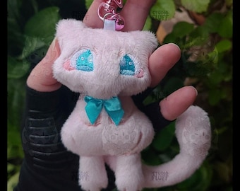 Cosmic Kitty Keychain Plush Handmade
