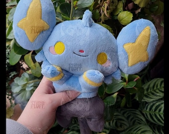 Chibi Thunder Kitten Weighted Plushie Handmade