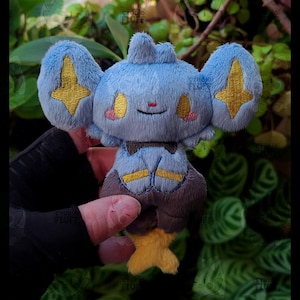 Thunder Kitten Keychain Plush Handmade