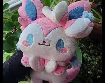 Chibi Fairy Fox Weighted Plushie Handmade