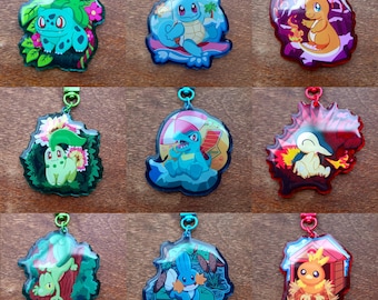 Starter Acrylic Charm Double-Sided Keychain READY TO SHIP