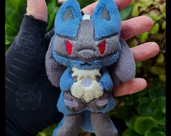 Battle Pup Keychain Plush Handmade PRE-ORDER