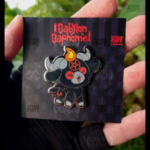 Babylon Baphomet Emaille Pins SOFORT LIEFERBAR