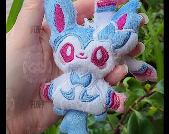 Llavero de zorro hada de peluche hecho a mano LISTO PARA ENVIAR