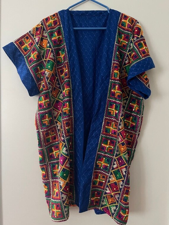 Royal blue top kimono cardigan