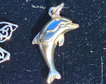 Sterling Silver Pendant Lot – Angel, Dolphin, Horse & Buddha Charms for Jewelry Making