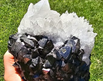 Galena with Quartz & Pyrite Inclusions – Dalnegorsk Russia Mineral Specimen, Rare Crystal Cluster Natural Collectible Stone Geological Decor