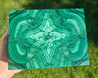 Authentic Russian Malachite Jewelry Box – Handcrafted Gemstone Keepsake & Decorative Box