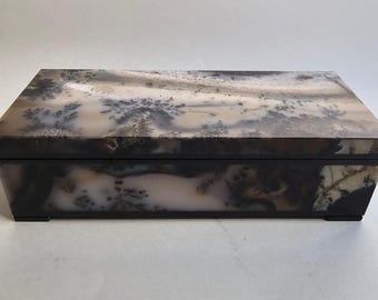 Handmade Dendritic Agate Jewelry Box – Russian Craft