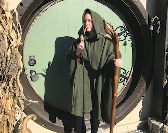 Fleece Hooded Hobbit/Elven Cloak