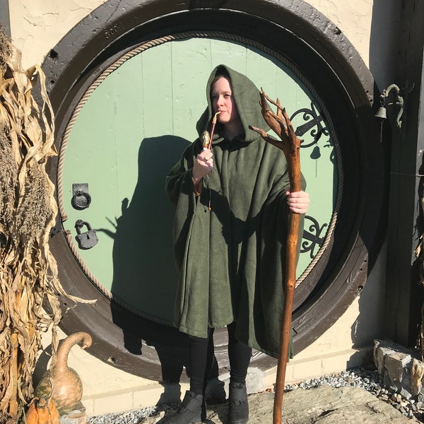 Fleece Hooded Hobbit/Elven Cloak