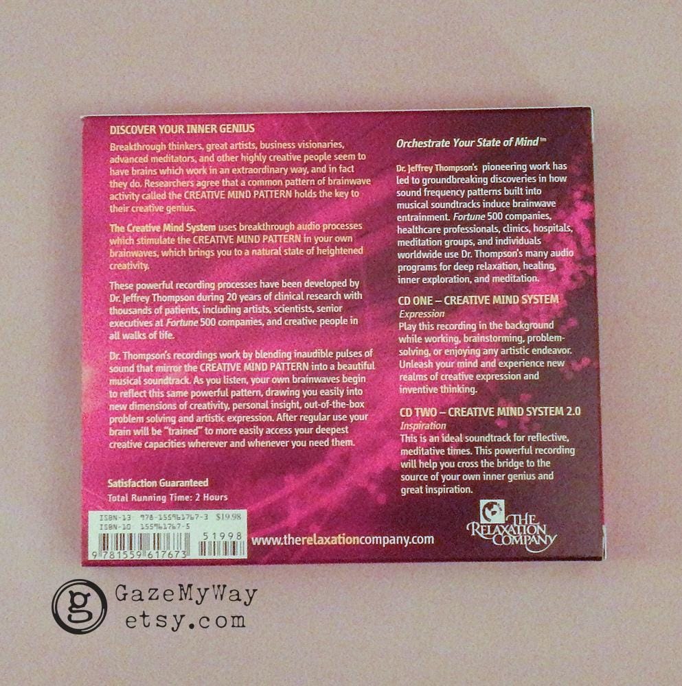 Creative Mind System by Jeffrey Thompson (2-CD Set), Pre-owned Double ...
