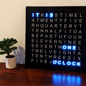 Secret Message Word Clock