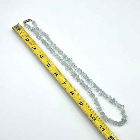 Vintage Clear Quartz Crystal Chip Necklace Bead B… - image 6