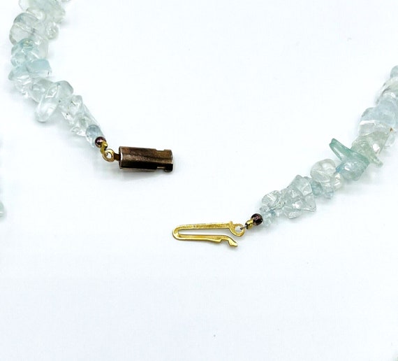 Vintage Clear Quartz Crystal Chip Necklace Bead B… - image 5