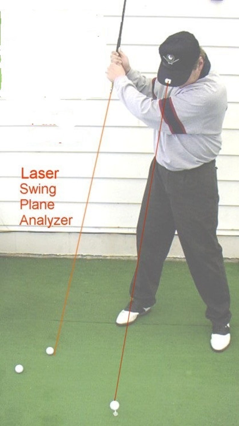 Golf Instruction Laser Swing Plane & Head Position 52 Point Etsy