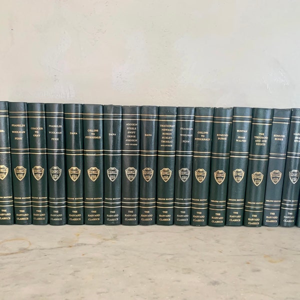 Vintage 1969 Harvard Classics Deluxe edition books—take your pick!