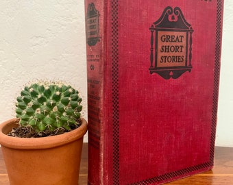 Vintage Detective Stories Book, Edgar Allan Poe, 1906