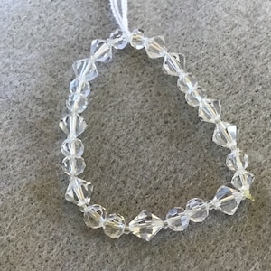 White Swarovski crystal bracelet